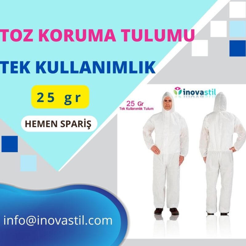 disposable coverall 25 gr 